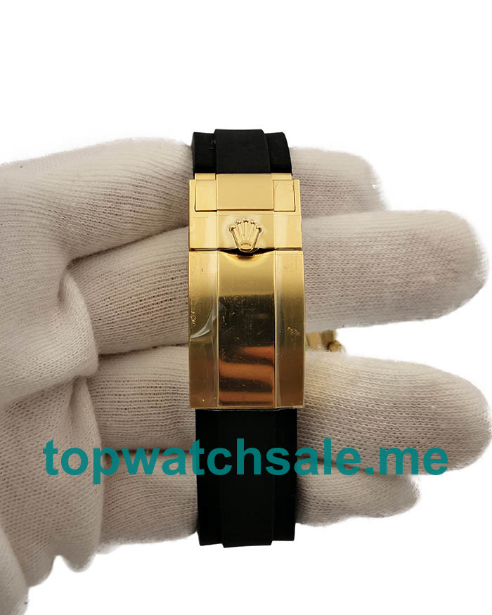 UK Swiss Movement Replica Rolex Daytona Cosmograph 116518LN JH Yellow Gold Black Dial Swiss 4130 Run 6@SEC