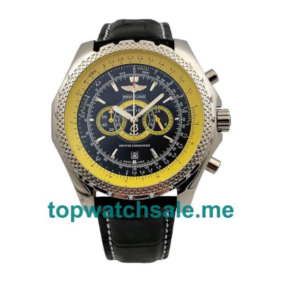 UK 46.5MM Black Dials Breitling Bentley Supersports Light Body E27365 Replica Watches
