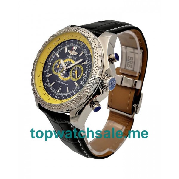 UK 46.5MM Black Dials Breitling Bentley Supersports Light Body E27365 Replica Watches