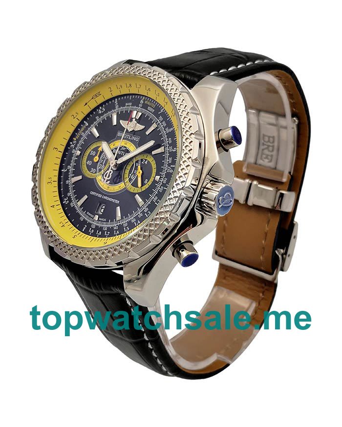UK 46.5MM Black Dials Breitling Bentley Supersports Light Body E27365 Replica Watches