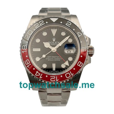 UK Perfect Replica Rolex GMT-Master II 116710BLNR UR Stainless Steel Black Dial Swiss 2836-2