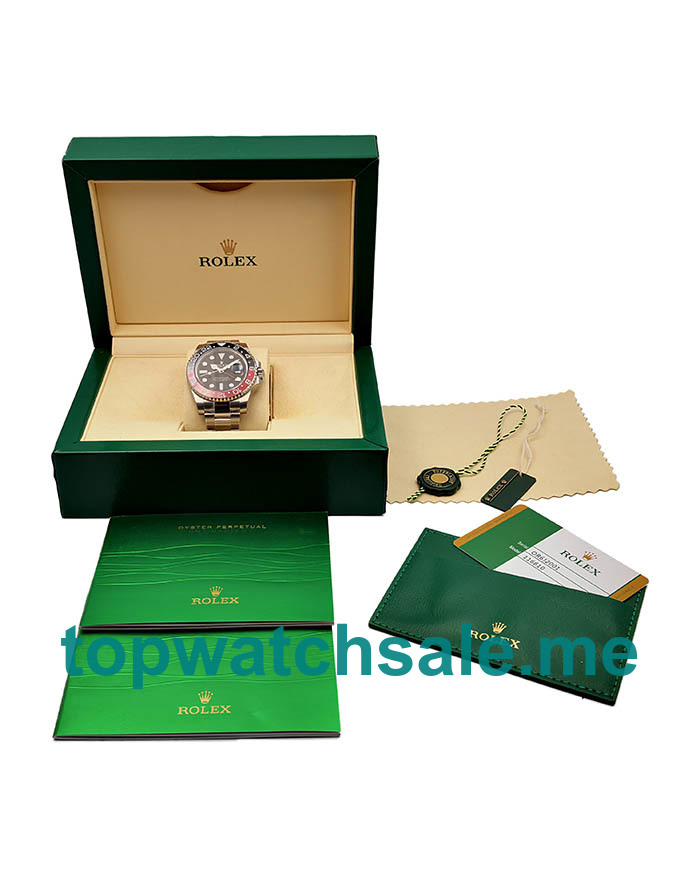 UK Perfect Replica Rolex GMT-Master II 116710BLNR UR Stainless Steel Black Dial Swiss 2836-2