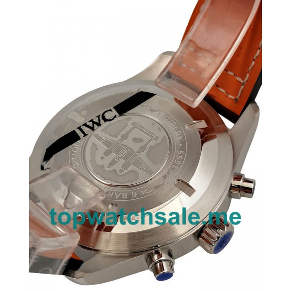 UK Top Quality Replica IWC Pilots IW377714 - 40.5 MM Watches With Brown Dials For Sale