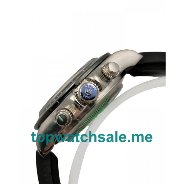 UK Online Replica Rolex Daytona Cosmograph 116519LN JH Stainless Steel Silver Dial Swiss 4130 Run 6@SEC