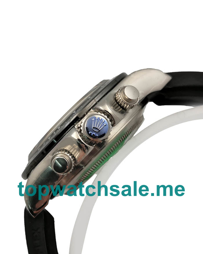 UK Online Replica Rolex Daytona Cosmograph 116519LN JH Stainless Steel Silver Dial Swiss 4130 Run 6@SEC