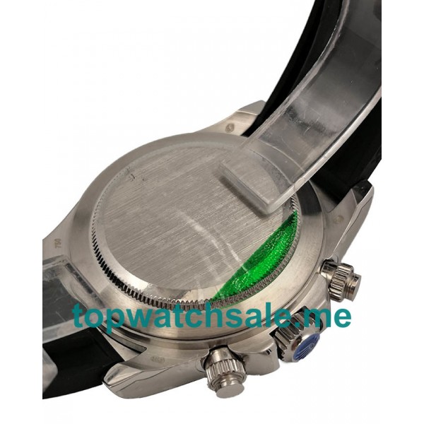 UK Online Replica Rolex Daytona Cosmograph 116519LN JH Stainless Steel Silver Dial Swiss 4130 Run 6@SEC