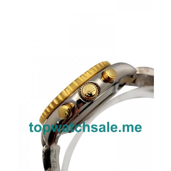 UK High Quality Replica Rolex Yacht-Master II 116681 V5 Stainless Steel & Yellow Gold White Dial Swiss 7750