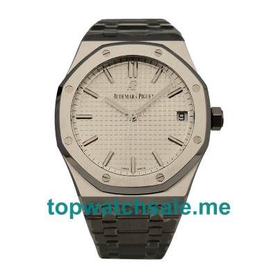 UK 41MM Replica Audemars Piguet Royal Oak 15500ST.OO.1220ST.04 White Dials Watches