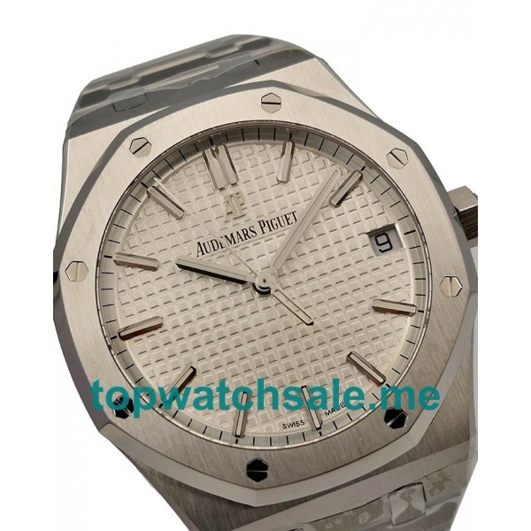 UK 41MM Replica Audemars Piguet Royal Oak 15500ST.OO.1220ST.04 White Dials Watches