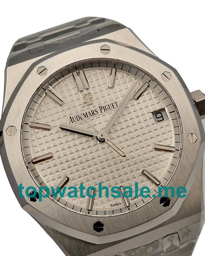 UK 41MM Replica Audemars Piguet Royal Oak 15500ST.OO.1220ST.04 White Dials Watches
