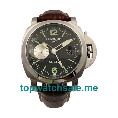 UK 44MM Black Dials Panerai Luminor GMT PAM00088 Replica Watches