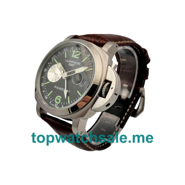 UK 44MM Black Dials Panerai Luminor GMT PAM00088 Replica Watches
