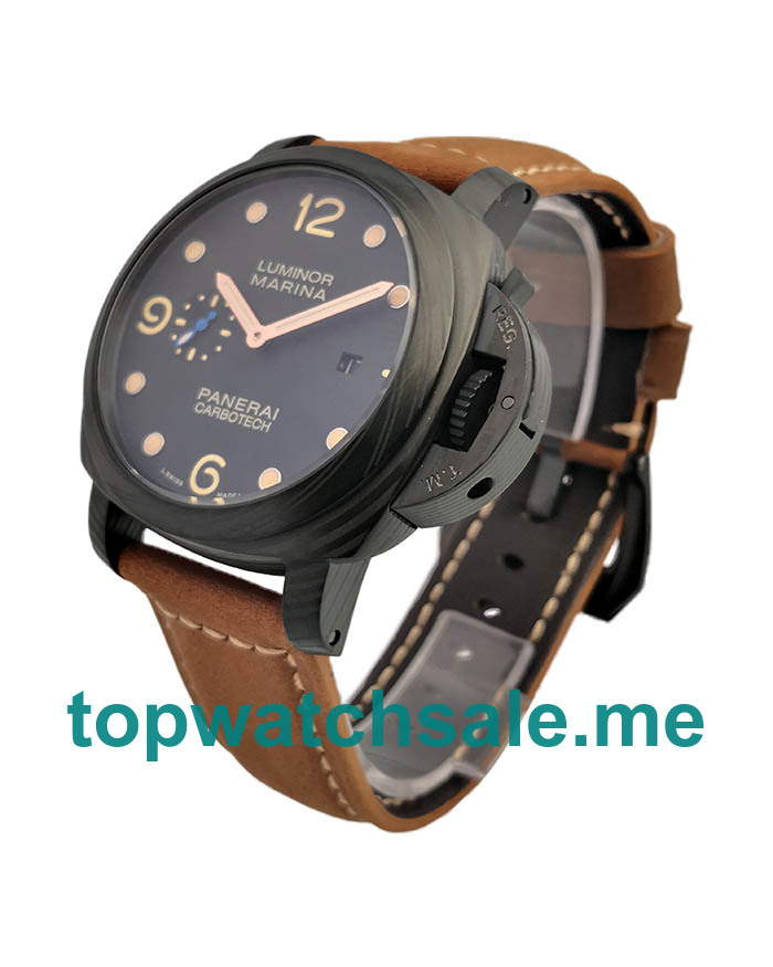 UK 43MM Black Dials Panerai Luminor Marina PAM00164 Replica Watches