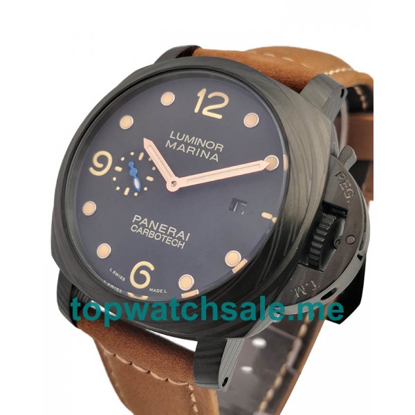 UK 43MM Black Dials Panerai Luminor Marina PAM00164 Replica Watches
