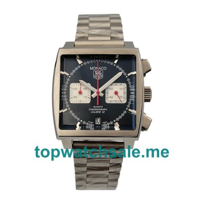 UK 39MM Black Dials TAG Heuer Monaco CAW2114.FT6021 Replica Watches