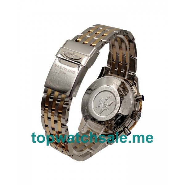 UK Best 1:1 Breitling Navitimer D23322 Fake Watches With White Dials For Men