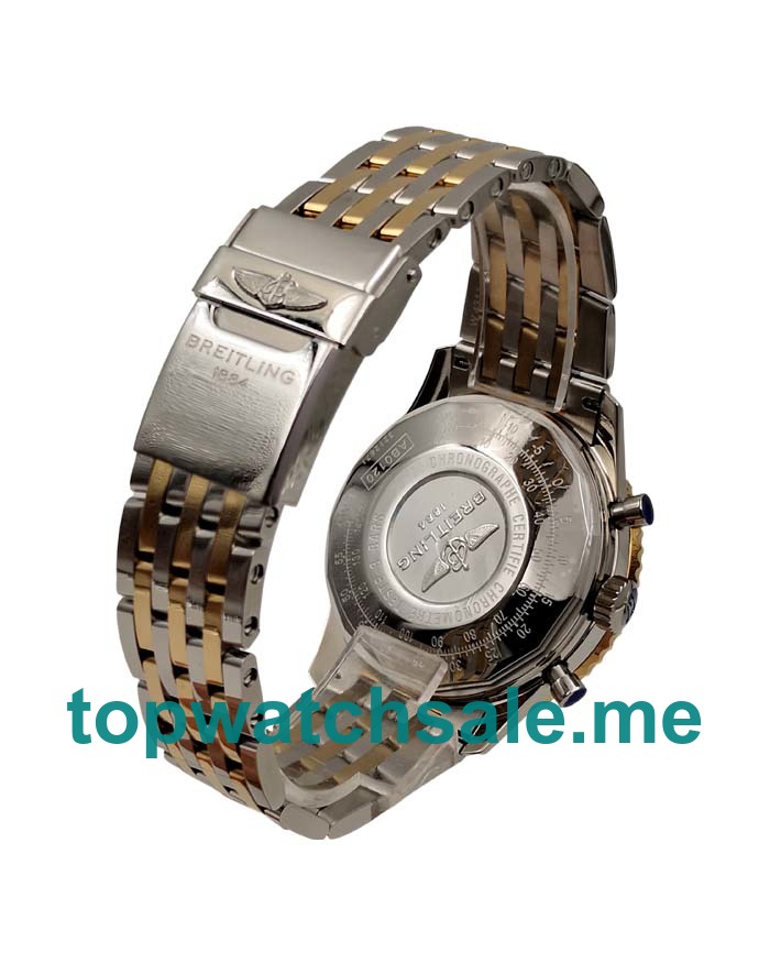 UK Best 1:1 Breitling Navitimer D23322 Fake Watches With White Dials For Men