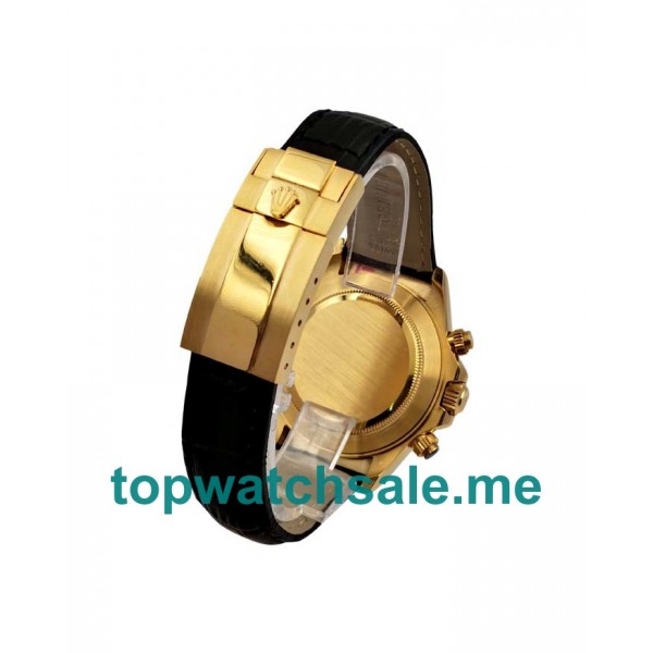 UK High Quality Rolex Daytona 116508 Fake Watches With Black Dials For Sale