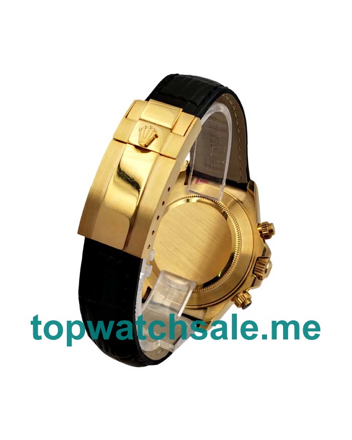 UK High Quality Rolex Daytona 116508 Fake Watches With Black Dials For Sale