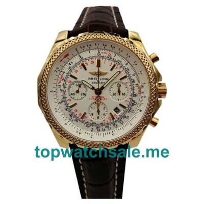 UK Best Quality Breitling Bentley Motors A25362 Replica Watches With White Dials For Men