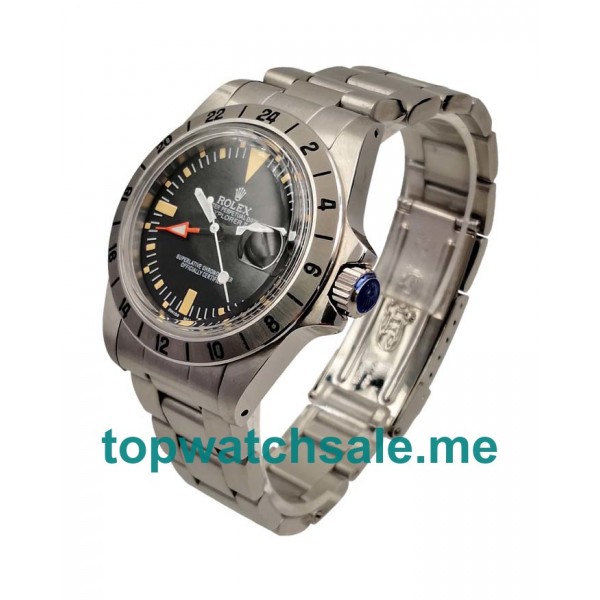 UK 39MM Black Dials Rolex Explorer II 1655 Replica Watches