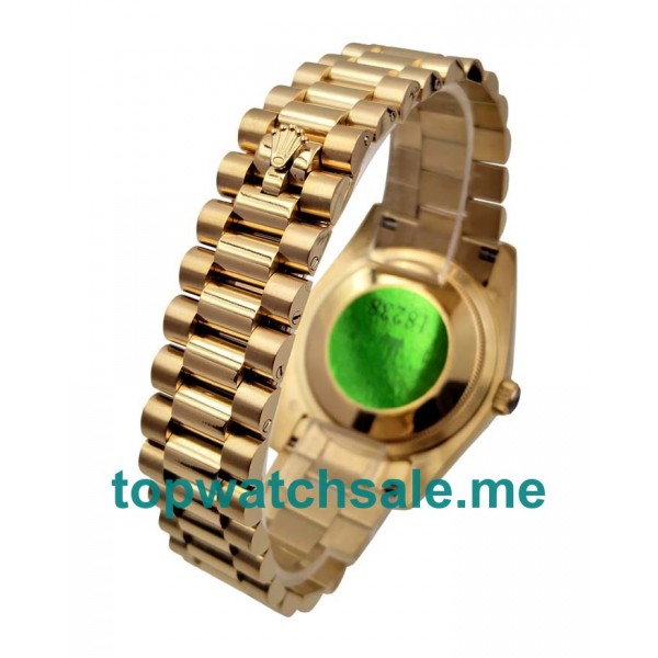 UK 36MM Champagne Dials Rolex Datejust 278278 Replica Watches