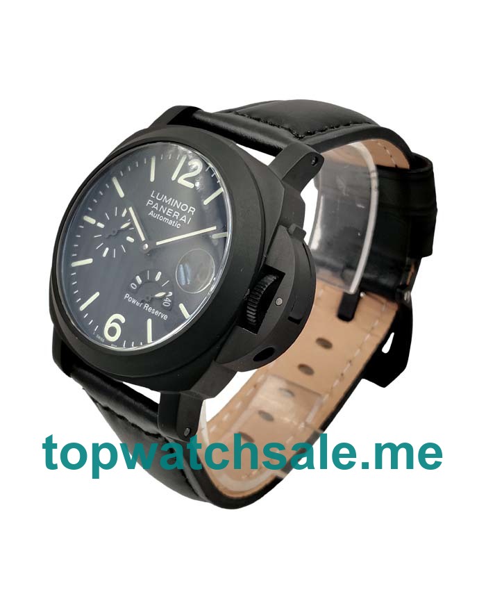 UK 44MM Black Steel Panerai Luminor PAM00090 Replica Watches