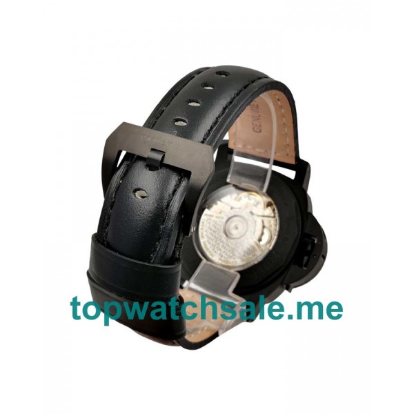 UK 44MM Black Steel Panerai Luminor PAM00090 Replica Watches