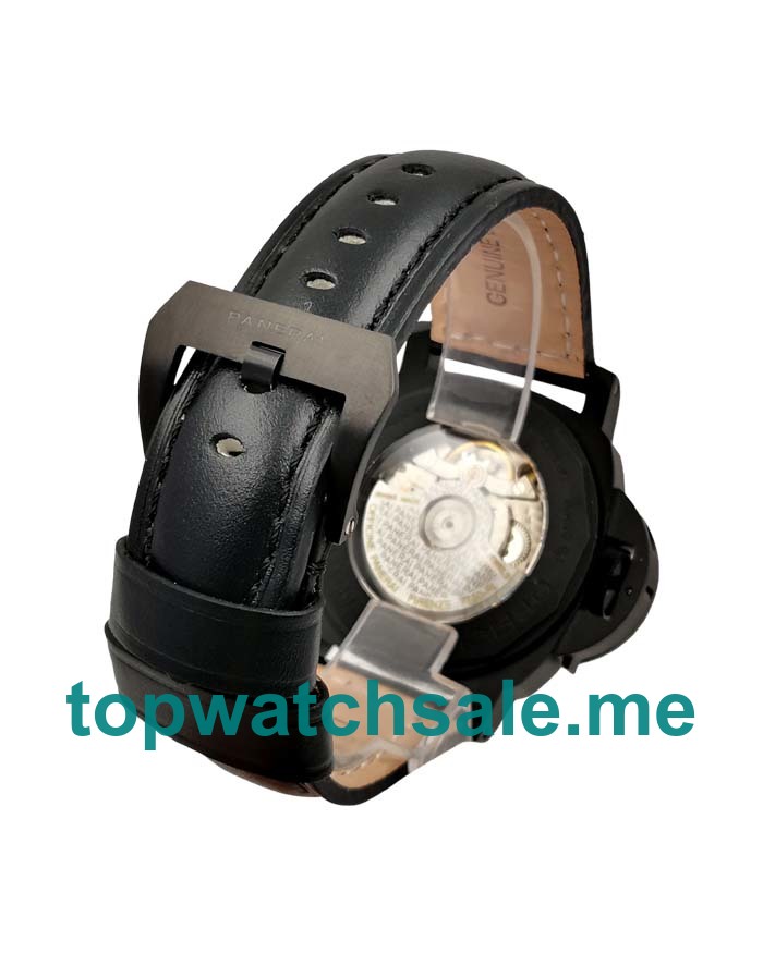 UK 44MM Black Steel Panerai Luminor PAM00090 Replica Watches
