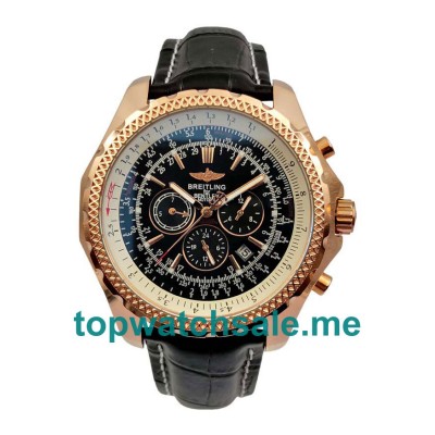 UK Best 1:1 Breitling Bentley Motors A25362 Fake Watches With Black Dials For Men