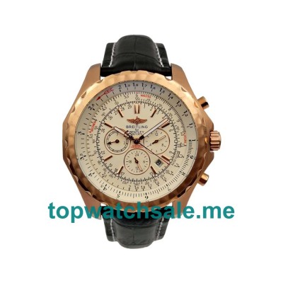 UK AAA Quality Breitling Bentley Motors A25362 Replica Watches With White Dials For Men