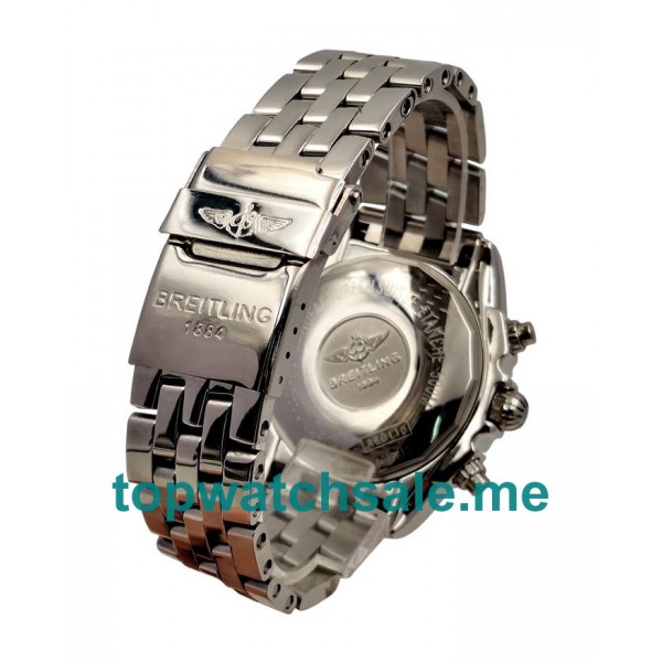 UK Cheap Breitling Chronomat A13352 Replica Watches With Black Dials For Men