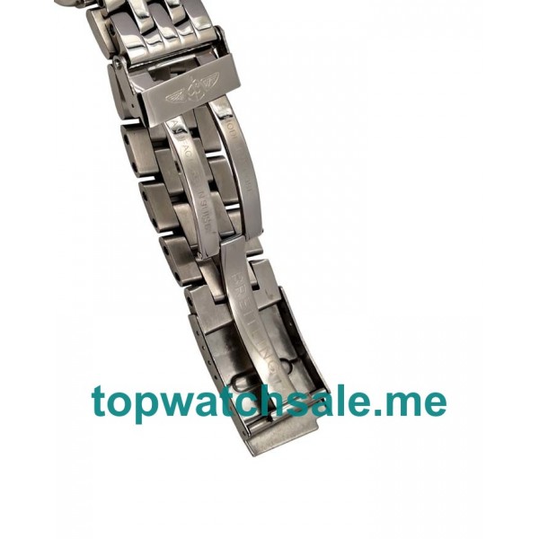 UK Cheap Breitling Chronomat A13352 Replica Watches With Black Dials For Men