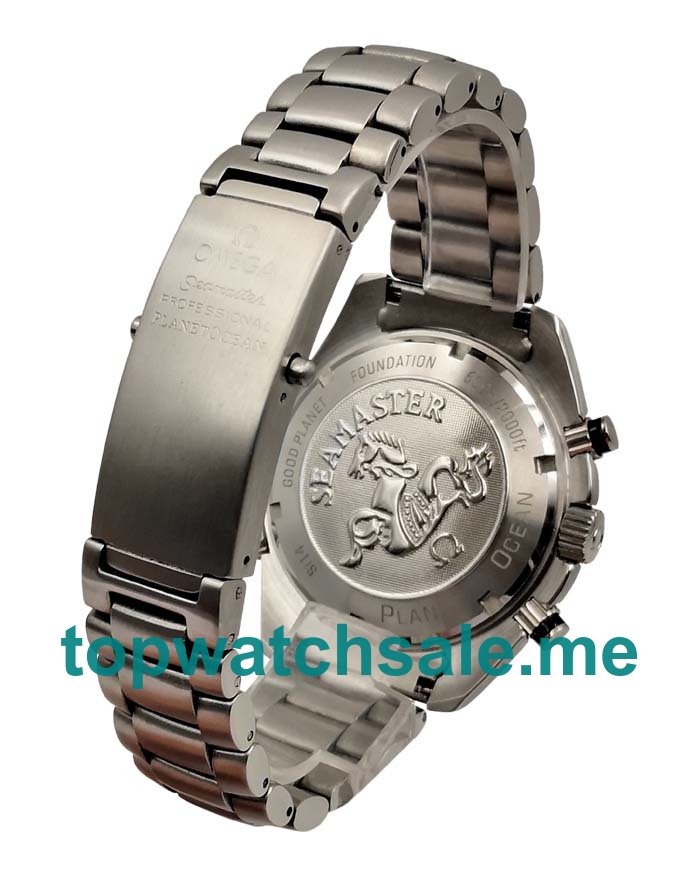UK 43.5MM Black Dials Omega Seamaster Planet Ocean 2210.51.00 Replica Watches