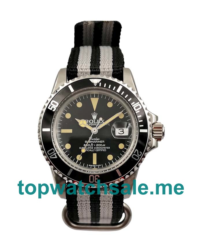 UK 40MM Black Dials Rolex Submariner 1680 Replica Watches