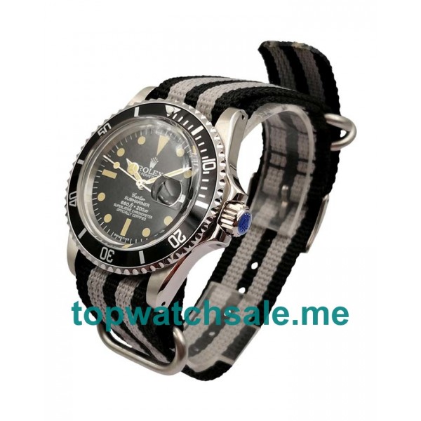 UK 40MM Black Dials Rolex Submariner 1680 Replica Watches