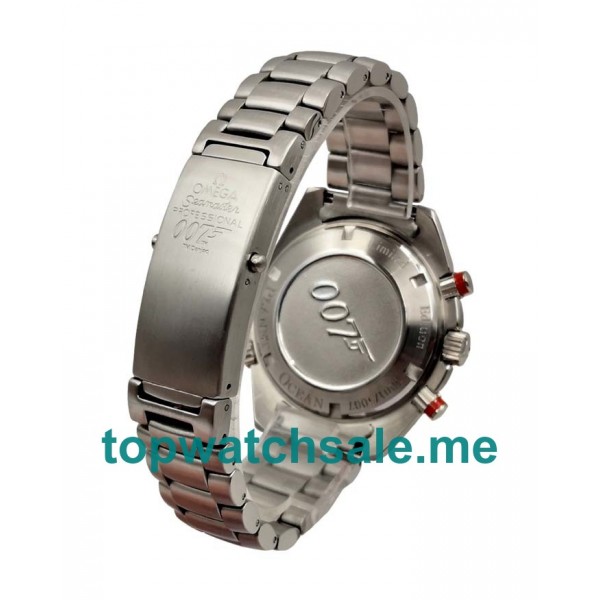 UK 43MM Black Dials Omega Seamaster Planet Ocean 2218.50.00 Replica Watches