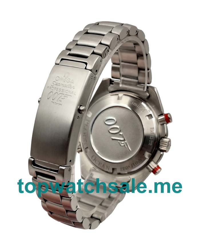 UK 43MM Black Dials Omega Seamaster Planet Ocean 2218.50.00 Replica Watches