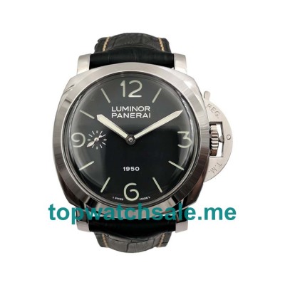 UK 47MM Black Dials Panerai Luminor PAM00127 Replica Watches