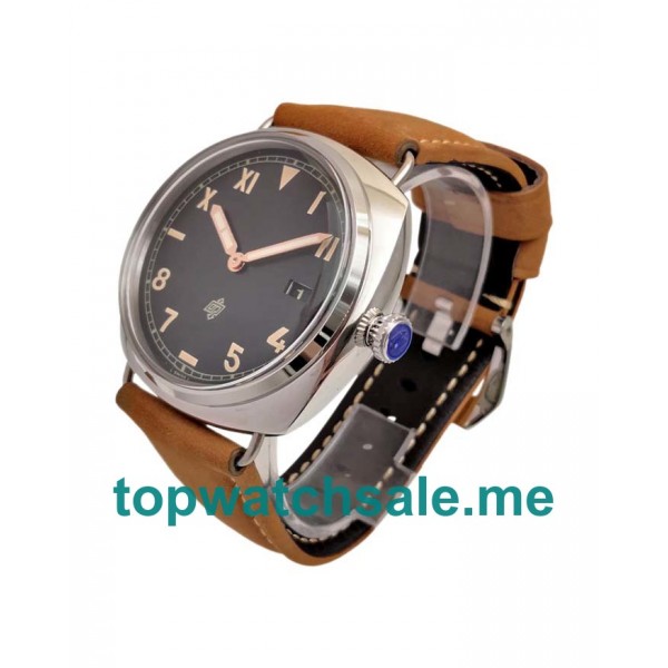 UK 47MM Black Dials Panerai Radiomir PAM00424 Replica Watches