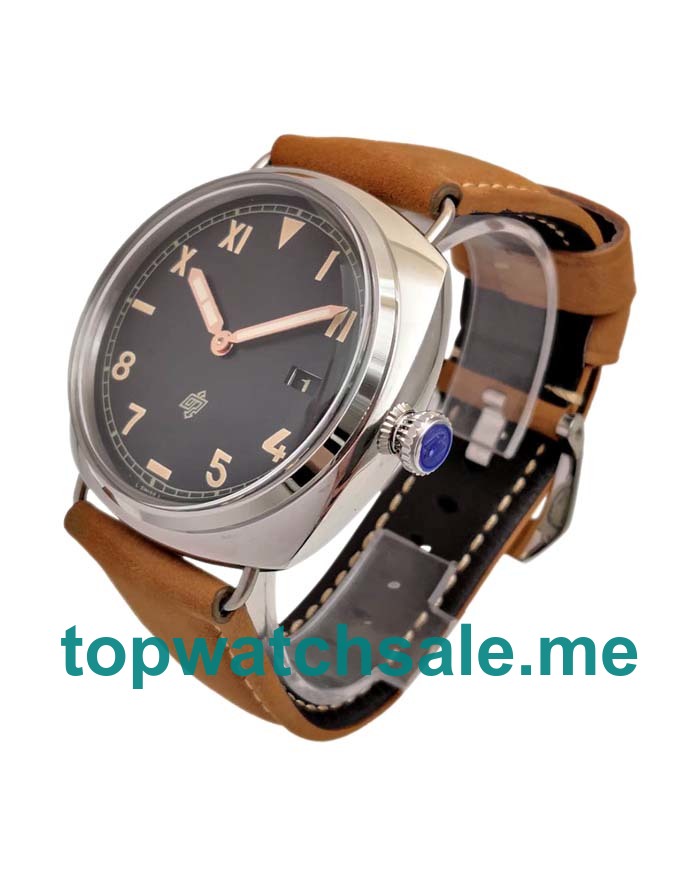 UK 47MM Black Dials Panerai Radiomir PAM00424 Replica Watches