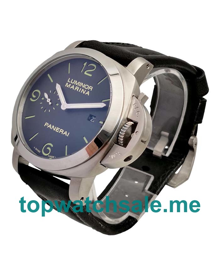 UK 44MM Black Dials Panerai Luminor Marina PAM00618 Replica Watches