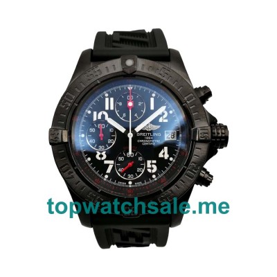 UK AAA Quality Breitling Avenger A13370 Replica Watches With Black Dials For Men