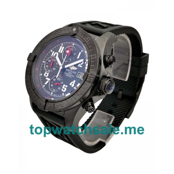 UK AAA Quality Breitling Avenger A13370 Replica Watches With Black Dials For Men