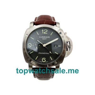 UK 44MM Black Dials Panerai Luminor Manifattura PAM00320 Replica Watches