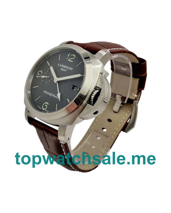 UK 44MM Black Dials Panerai Luminor Manifattura PAM00320 Replica Watches
