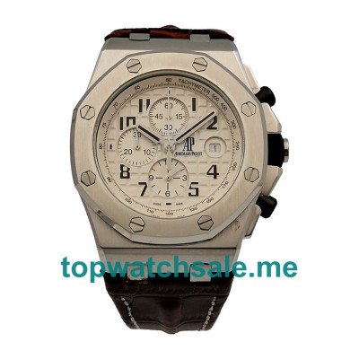 UK 42.5MM Replica Audemars Piguet Royal Oak Offshore 26170ST.OO.D091CR.01 Cream Dials Watches