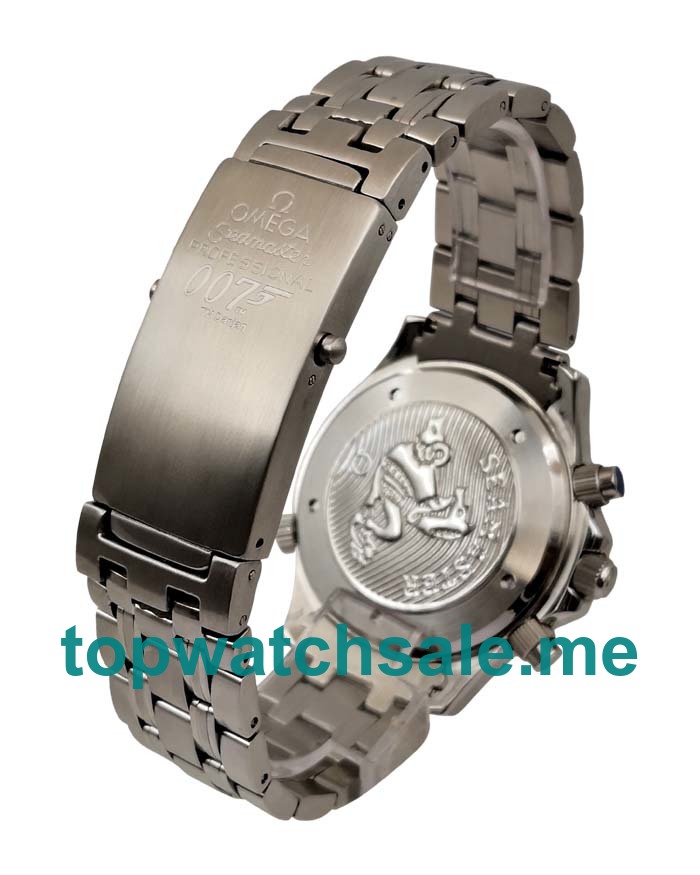 UK Cheap Omega Seamaster Chrono Diver 2598.80.00 Fake Watches With Blue Dials For Sale
