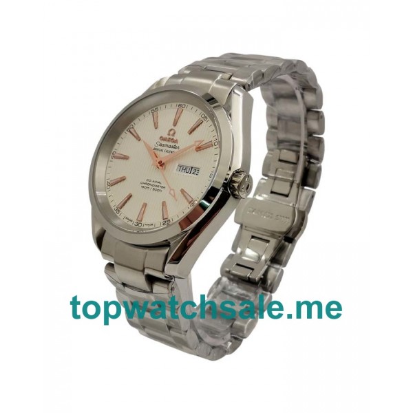 UK 41MM Silver Dials Omega Seamaster Aqua Terra 150M 231.10.39.22.02.001 Replica Watches