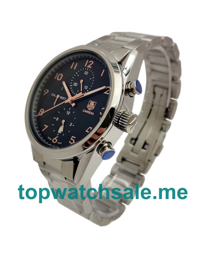 UK 44MM Black Dials TAG Heuer Carrera CAR2014.BA0796 Replica Watches